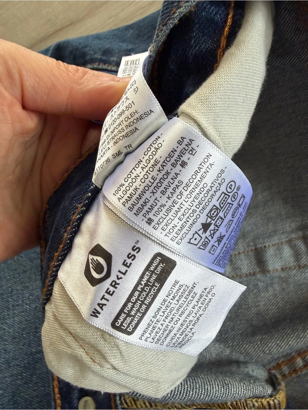 Levi's 501 ‘93 Men's Blue Denim Cutoff Jeans Jorts Shorts 36 NWT